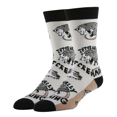 Stressed Opossum Socks, by Oooh Yeah!
