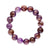 Super Seven Rare Stone Bead Bracelet, Included Amethyst Beaded Stretch Mala