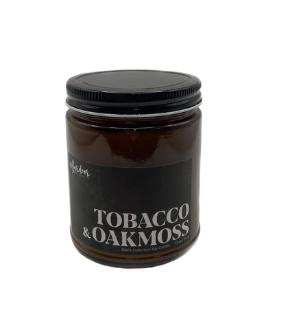 Tobacco & Oakmoss Soy Wax Candle, by Cellar Door Bath Supply Co