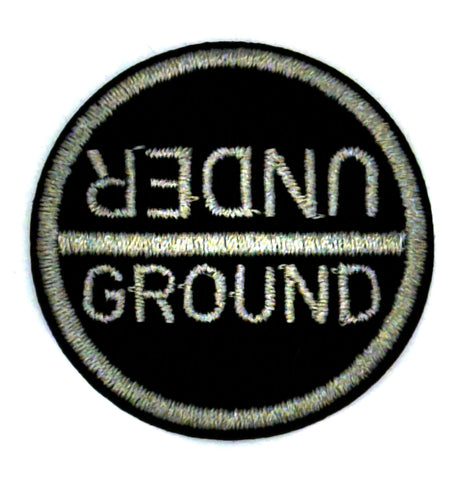 Underground, Rave Scouts D-Merit Badge. 1.5" Iron-on Embroidered Patch