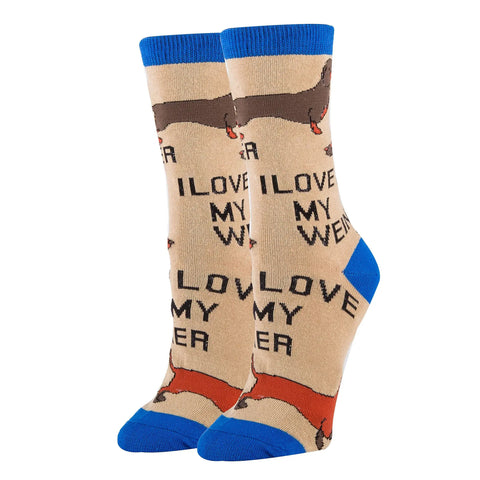 I Love My Weiner Socks, by Oooh Yeah!