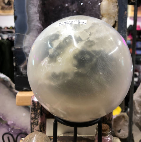 Selenite Spheres, Crystal Balls: Small - XL!