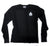 313 Detroit Renaissance, Oversize Long Sleeve Black Thermal