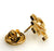 313, Detroit Area Code Lapel Pin, gold. Old English Script