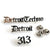 Detroit Techno Lapel Pin, Old English Script