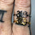 313 Adjustable Detroit Rings, Numeric Old English Script