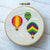 Hot Air, Counted Cross Stitch DIY KIT, Intermediate. By Spot Colors