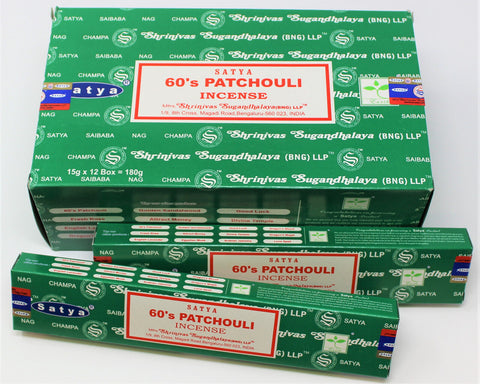 Satya Incense, Assorted Stick Incense Packs. 50+ Scents!