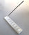 Seven Chakra Engraved Selenite Incense Burner