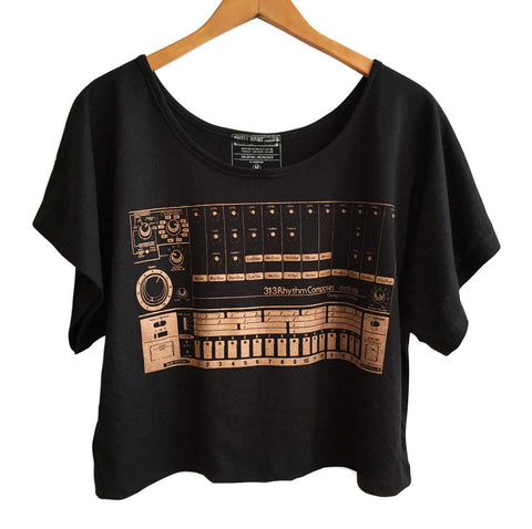 808 Drum Machine Crop Top, Well Done Goods