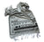 TR-909 Drum Machine Scarf, Detroit Linen-Weave Pashmina, Well Done Goods