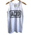 ACID Text Print Black on White Unisex Tank Top, Well Done Goods