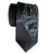 Belle Isle Map Necktie, Black. Cyberoptix Detroit Print Tie. Well Done Goods