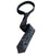 Belle Isle Map Necktie, Black. Cyberoptix Detroit Print Tie. Well Done Goods