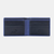 Blue and Navy Two-Tone Leather RFID-Safe Wallet by Primehide UK