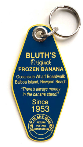 Bluth’s Original Frozen Banana Keychain, Arrested Development inspired key tag. Well Done Goods