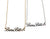 Boss Bitch Script Necklaces, by Well Done Goods