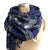 Capitol Theatre Detroit Blueprint Bamboo Scarf, Navy Blue. Michigan Opera Theatre Pashmina by Cyberoptix
