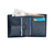 Indigo Leather RFID-Safe Card Wallet by Primehide UK