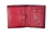 Burgundy Red Leather RFID-Safe Card Wallet by Primehide UK
