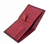 Burgundy Red Leather RFID-Safe Card Wallet by Primehide UK