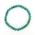 6mm Chrysocolla Mala Bracelet, Round Stone Bead Stretch Bracelet