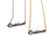 Corktown Script Necklace, silver or gold. Detroit Neighborhood, well done goods by Cyberoptix