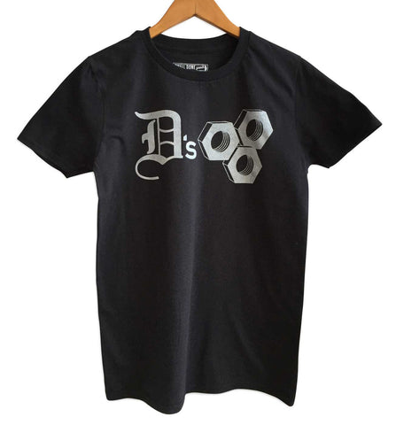 D's Nuts Black T-Shirt, Deez Nutz Funny Shirt. Well Done Goods