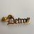 Detroit Lapel Pin, Old English Script