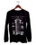 MCS Detroit Train Station Blueprint Long Sleeve Shirt, black. Well Done Goods