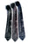 MCS Train Station Ironwork Neckties: Black, Charcoal, Navy. Detroit Blueprint Ties, Well Done Goods