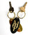 MOT Oval Brass Keychain