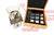 MOT Stainless Steel Whiskey Stone Set, in Bamboo Case