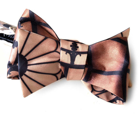 Michigan Opera Theatre Mezzanine Stained Glass Rosette Bow Tie, Cyberoptix