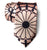 Michigan Opera Theatre Mezzanine Stained Glass Rosette Necktie, by Cyberoptix