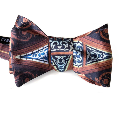 Michigan Opera Theatre Stained Glass & Plaster Ornament Bow Tie