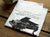 Piano Print White Egyptian Cotton Flour Sack Towel, Music Store Vintage Advertising, by Well Done Goods
