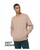 Spirit of Detroit Manhole Cover - Raw Edge Pocket Crew Neck Sweatshirt