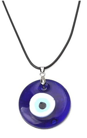 Evil Eye Glass Pendant