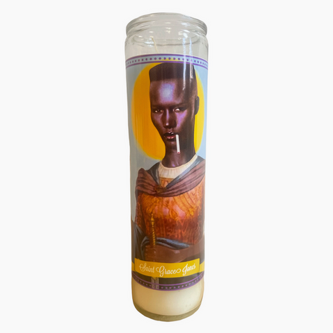 Grace Jones Prayer Candle. Celebrity Saint Prayer Candle, by The Luminary and Co.