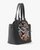 Versavi by Ascopera, Architectural Colorful Woven Vegan Black Purse