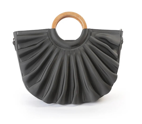 Flabelli by Ascopera, Ebony Black Purse