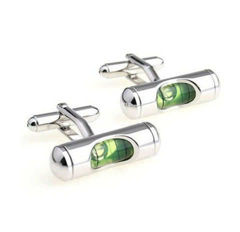 Bubble Level Cufflinks, Well Done Goods