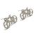 Tiny Bicycle Silver Stud Earrings, Jewelry for Women, Well Done Goods