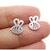 Bee Silver Stud Earrings, Jewelry for Women, Well Done Goods