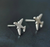 Airplane Silver Stud Earrings, Jewelry for Women, Well Done Goods
