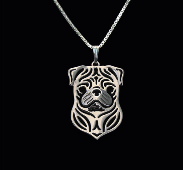 Pug Necklace Well Done Goods by Cyberoptix