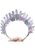 Crystal Crowns, Polished Points. Crystal Wire-Wrapped Tiaras, Stone Headbands