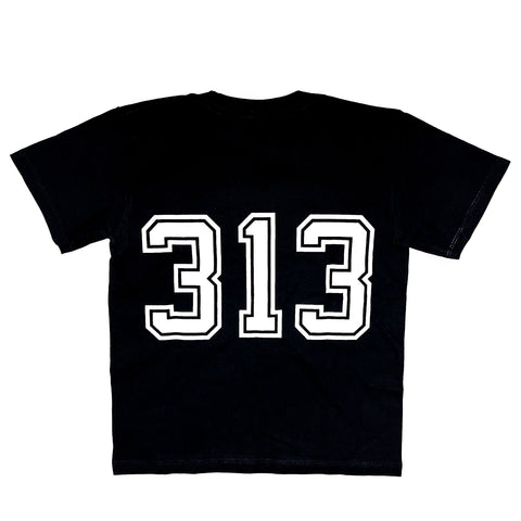 313 Detroit Renaissance Toddler T-shirt, Back Print