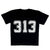 313 Detroit Renaissance Toddler T-shirt, Back Print